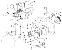 Oil Tank, Carburetor, Fuel Pump, And Silencer