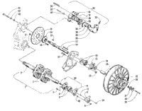 Drive Train Shafts And Brake Assemblies