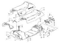 Gas Tank, Seat And Taillight Assembly