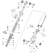 Rear Suspension - Rear Arm Shock Absorber