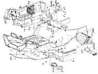 Front Frame, Belly Pan And Footrest Assembly