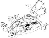 Hood And Windshield Assembly