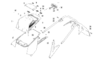 Rear Bumper, Storage Box, And Taillight Assembly