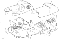Gas Tank, Seat, And Taillight Assembly