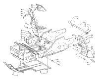 Front Frame And Footrest Assembly