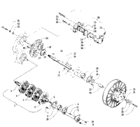 Drive Train Shafts And Brake Assemblies