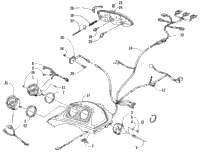Headlight, Instruments, And Wiring Assemblies