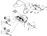 Windshield, Headlight Pod, And Instruments