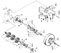 Drive Train Shafts And Brake Assemblies