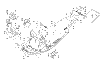 Chassis, Rear Bumper, And Snowflap Assembly