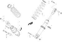 Rear Suspension Shock Absorbers