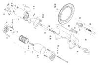 Flex-Drive Starter Motor Assembly (Optional)