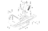 Ski And Spindle Assembly