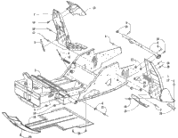 Front Frame And Footrest Assembly