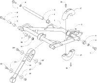 Rear Suspension Front Arm Assembly