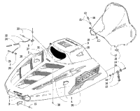 Hood And Windshield Assembly