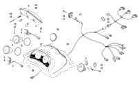Headlight, Instruments, And Wiring Assemblies