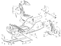 Front Frame And Footrest Assembly