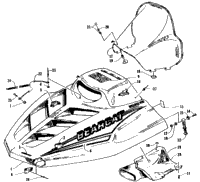 Hood And Windshield Assembly