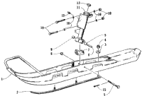 Ski And Spindle Assembly