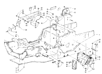 Front Frame, Footrest, And Guard Assembly