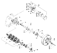 Drive Train Shafts And Brake Assemblies
