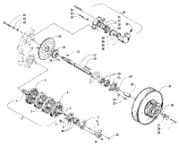 Drive Train Shafts And Brake Assemblies