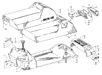 Gas Tank, Seat, And Taillight Assembly