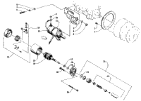 Electric Start - Starter Motor Assembly