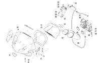 Air Silencer, Carburetor, And Fuel Pump Assembly