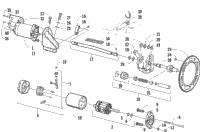 Flex-Drive Starter Motor Assembly