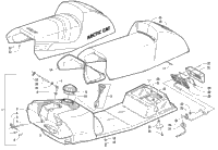 Gas Tank, Seat, And Taillight Assembly