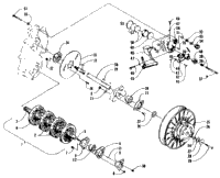 Drive Train Shafts And Brake Assemblies