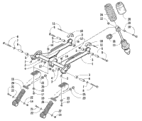 Rear Suspension Front Arm Assembly