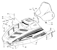 Hood And Windshield Assembly