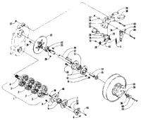 Drive Train Shafts And Brake Assemblies