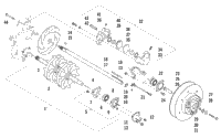 Drive Train Shaft And Brake Assemblies