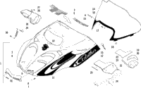 Hood And Windshield Assembly