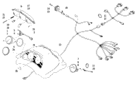 Headlight, Instruments, And Wiring Assemblies