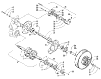 Drive Train Shafts And Brake Assemblies