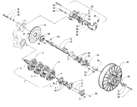 Drive Train Shafts And Brake Assemblies