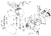 Oil Tank, Carburetor, Fuel Pump, And Silencer