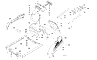 Rear Bumper, Hitch, Rack Rail, Snowflap, And Taillight Assembly