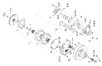 Drive Train Shafts And Brake Assemblies