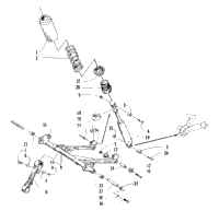 Rear Suspension Front Arm Assembly