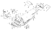 Chassis, Rear Bumper, And Snowflap Assembly