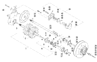 Drive Train Shafts And Brake Assemblies