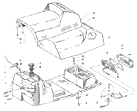 Gas Tank, Seat, And Taillight Assembly