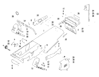 Chassis, Footrest, And Rear Bumper Assembly