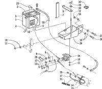 Battery, Solenoid, And Cables